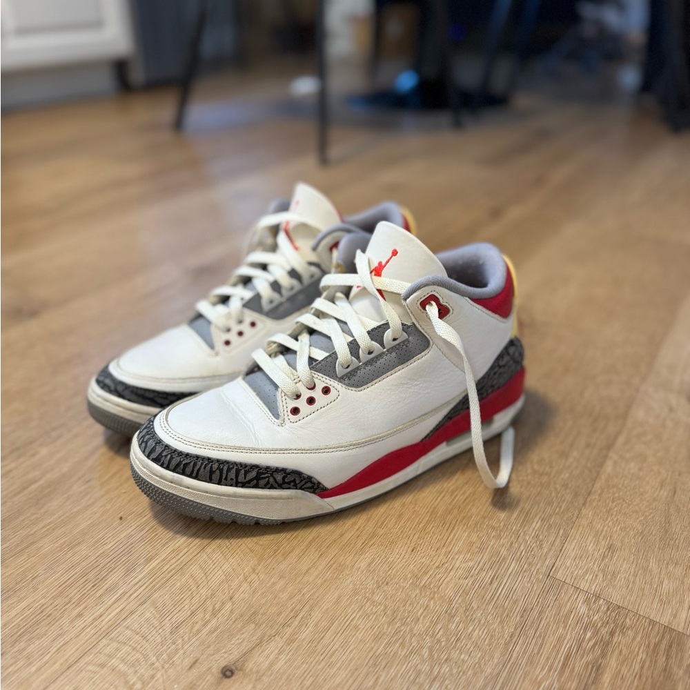 Air Jordan 3 Fire Red Custom